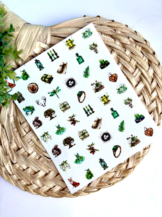 Enchanted Forest Charms B Transfer Paper