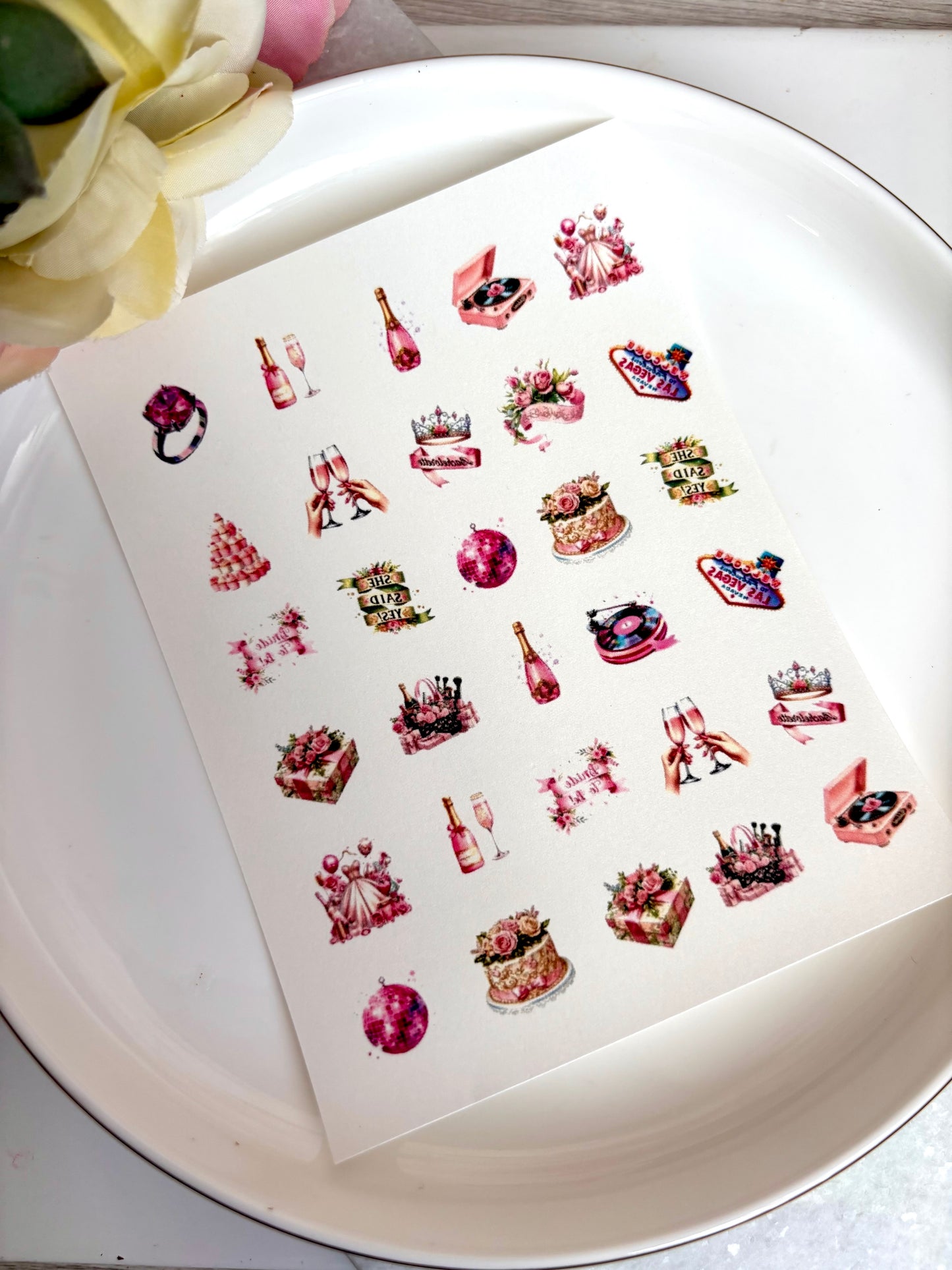 Bachelorette Party Charm Paper