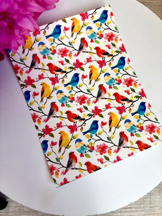 Rainbow Bird 2 Transfer Paper