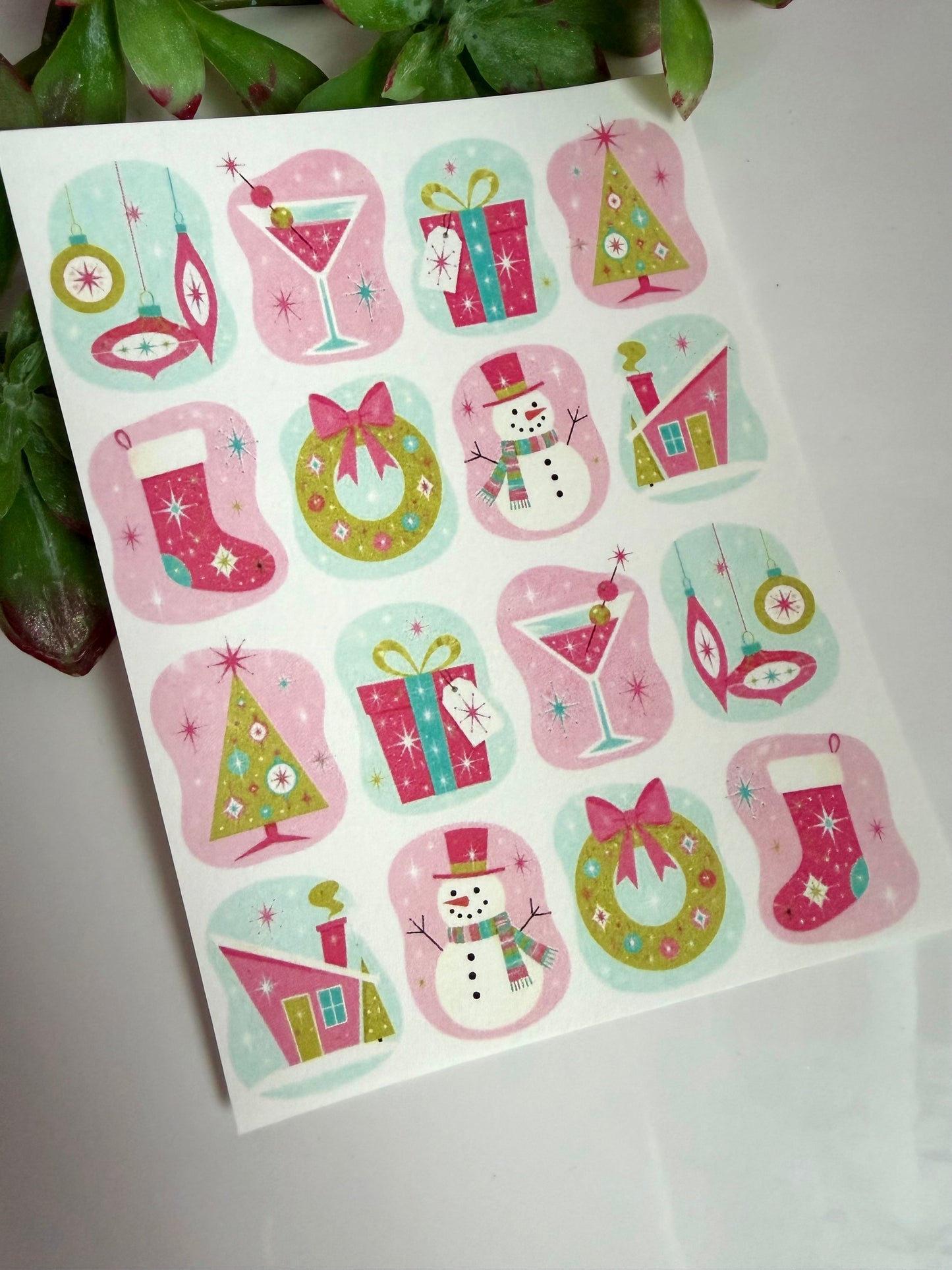 MCM Christmas Transfer Papers