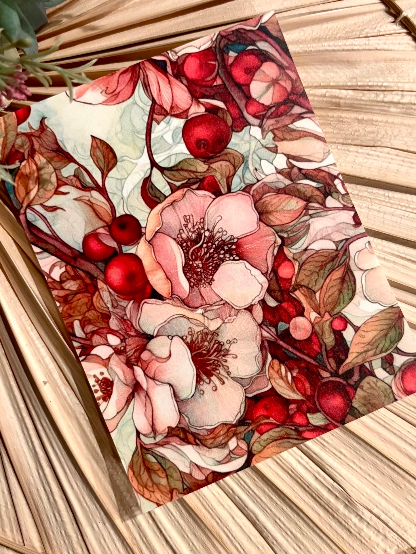 Berry Blossom Transfer Paper