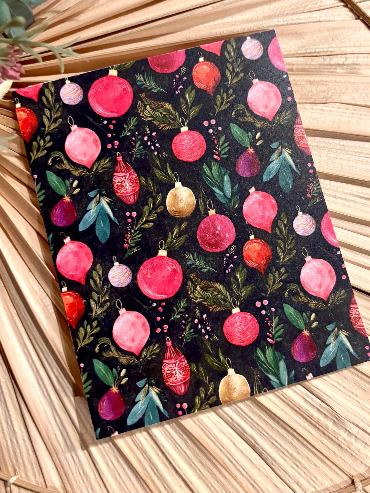 Dark Ornament Pink Transfer Paper