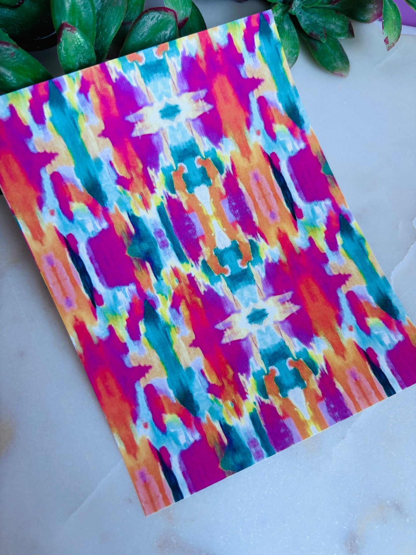 Vibrant Kaleidoscope Transfer Paper