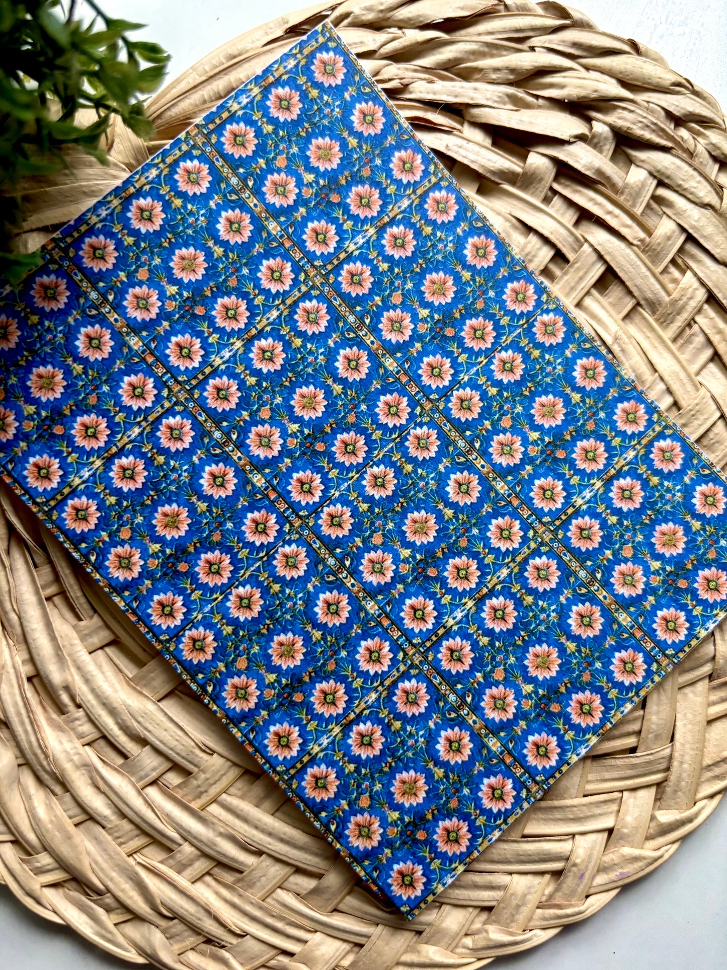 Spotted Blue Moroccan Tile Transfer Paper