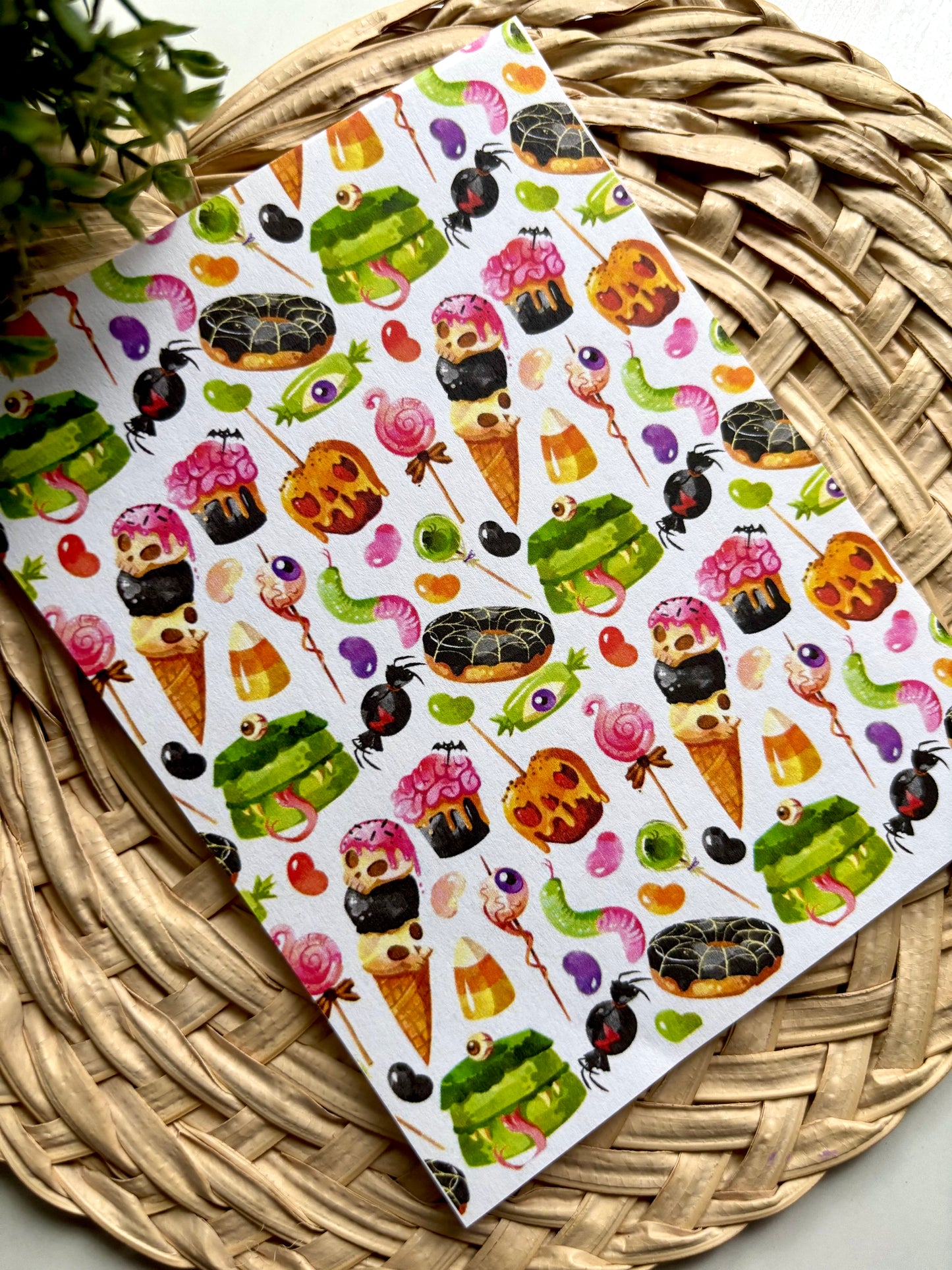 Scary Sweets Transfer Paper