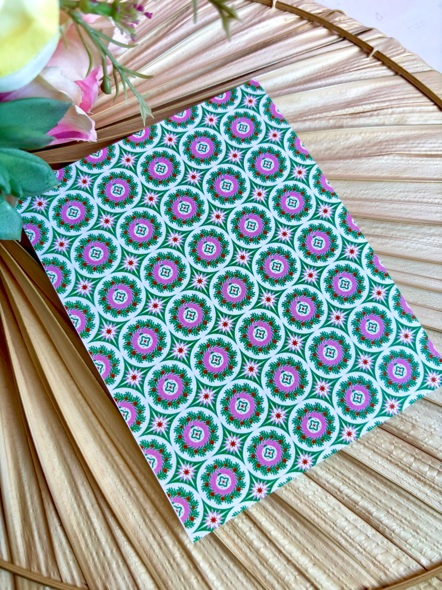 MCM Wreath Transfer Paper