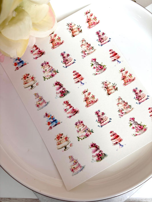 Wedding Cake Charm Transfer