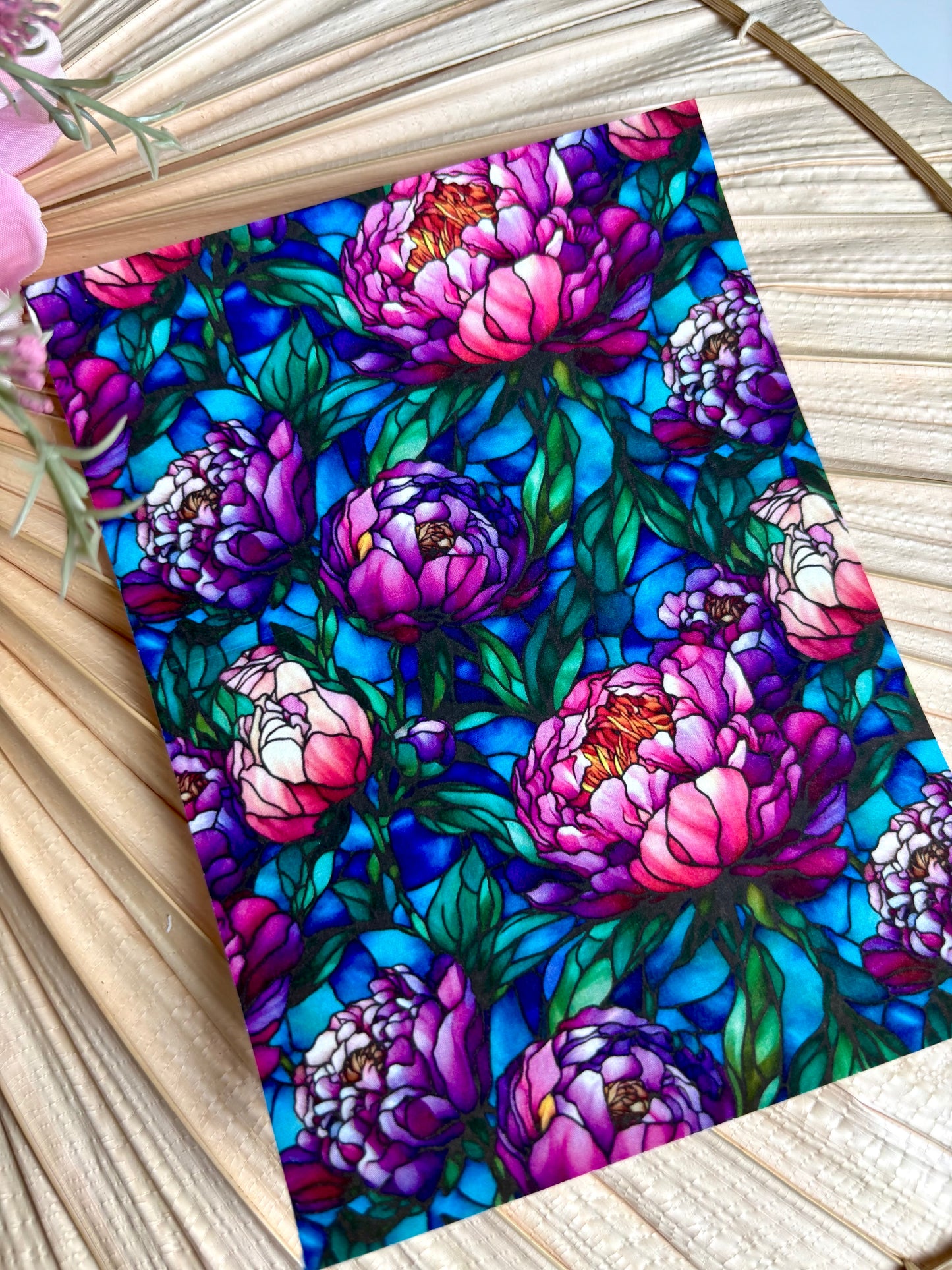 Purple Peony Buds SG Transfer Paper