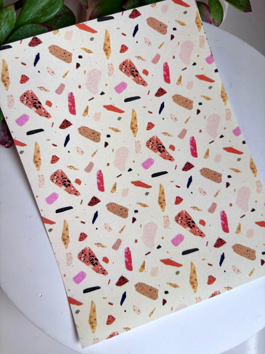 Trendy Terrazzo Transfer Paper
