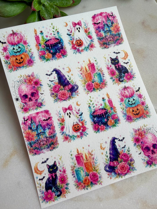 Trick-or-Treat Transfer Paper