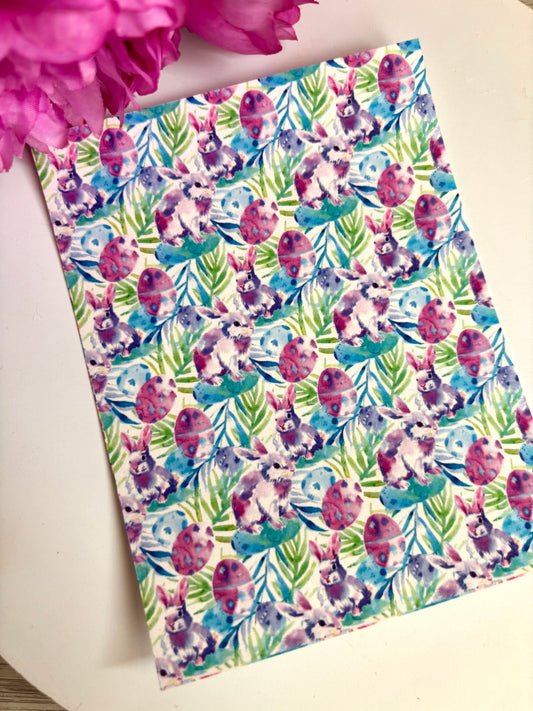 Bunny & Egg D Transfer Paper