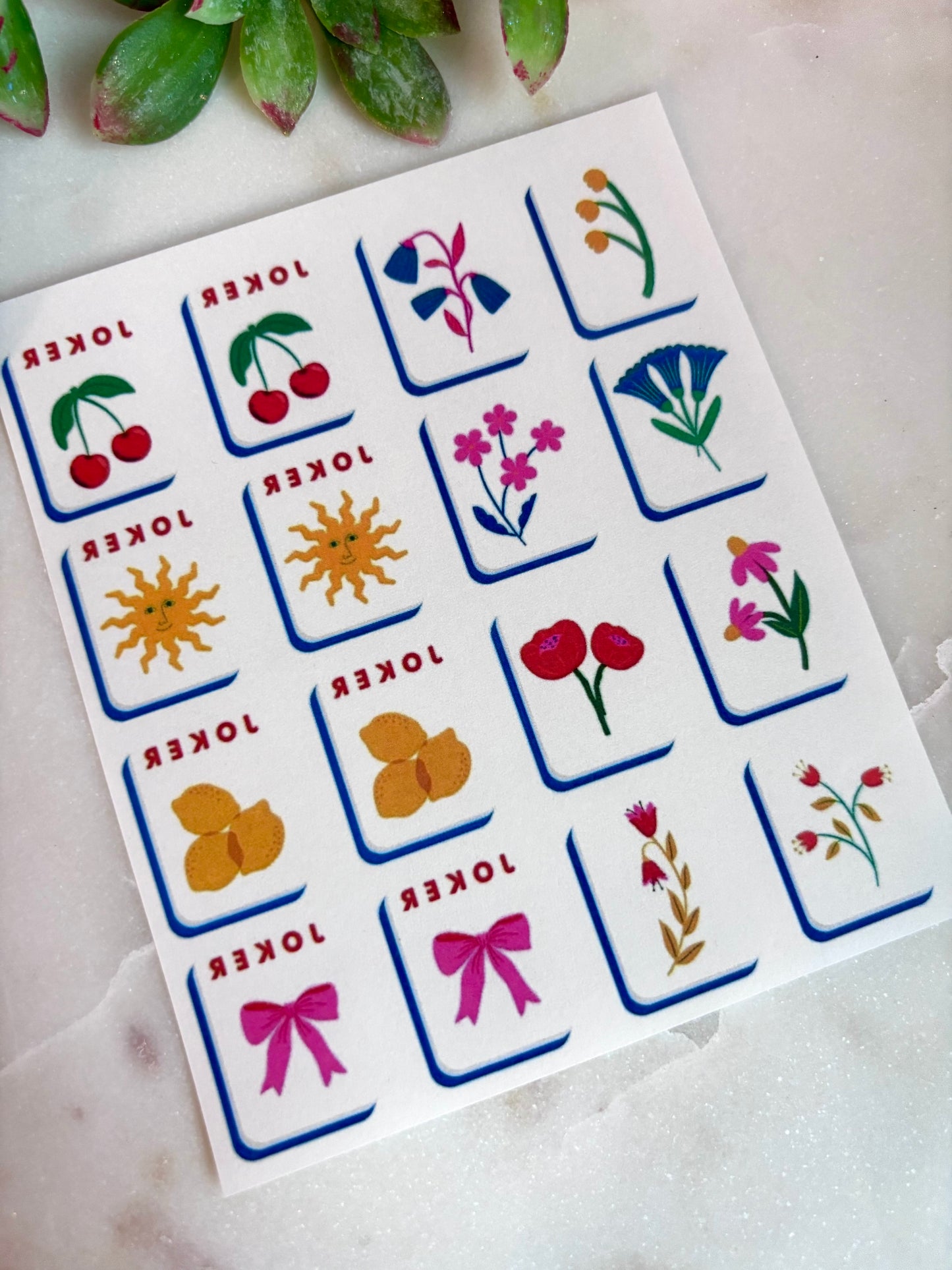 Mah Jong Transfer Paper & Cutter Options