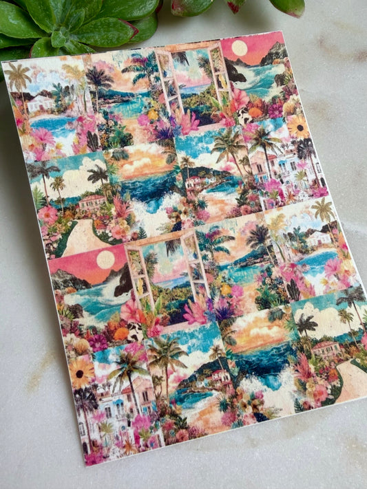 Sandy Shores Tile Transfer Paper
