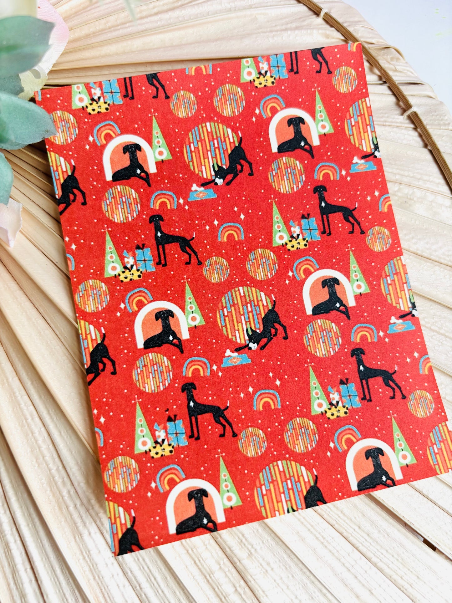 Red Doggies Transfer Paper