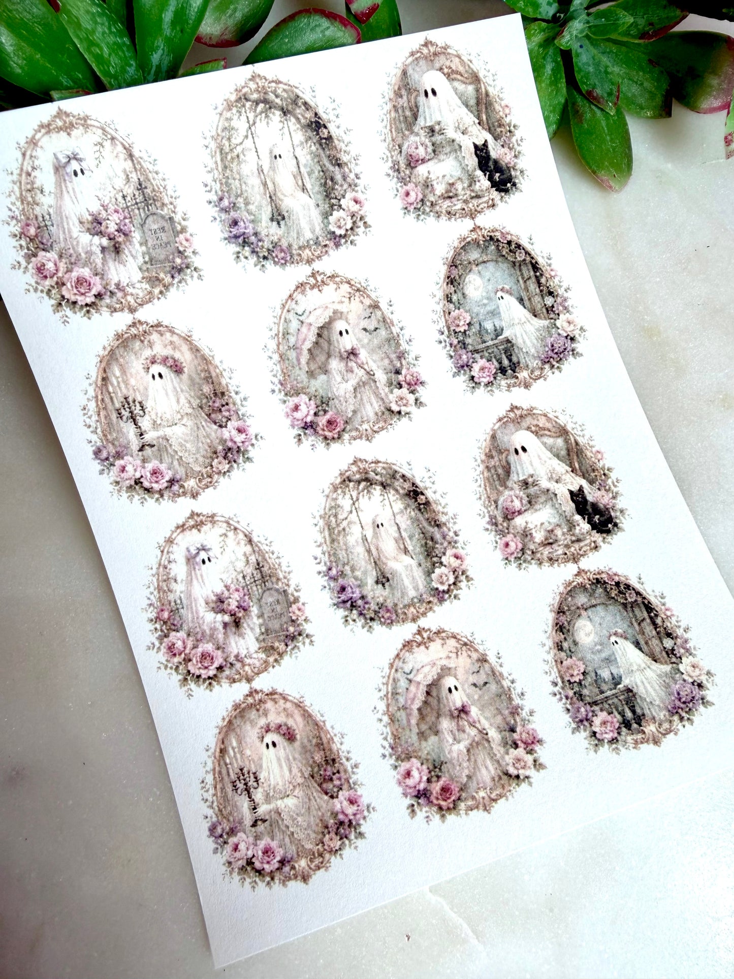 Ghost Rococo Transfer Paper