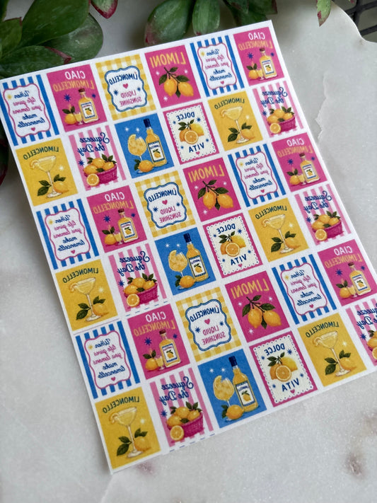 Limoncello Tile Transfer Paper