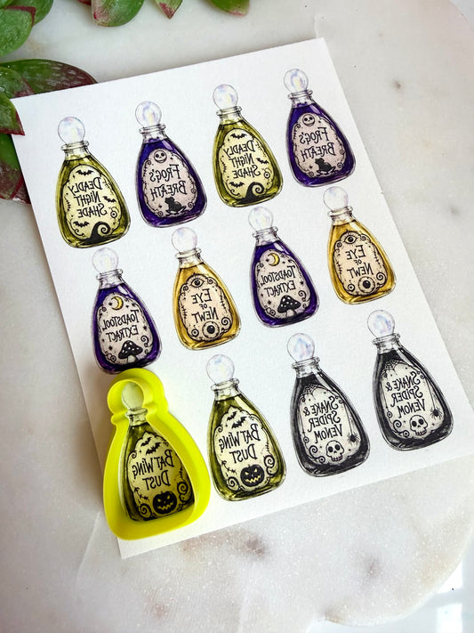 Sally’s Apothecary Transfers & Cutter