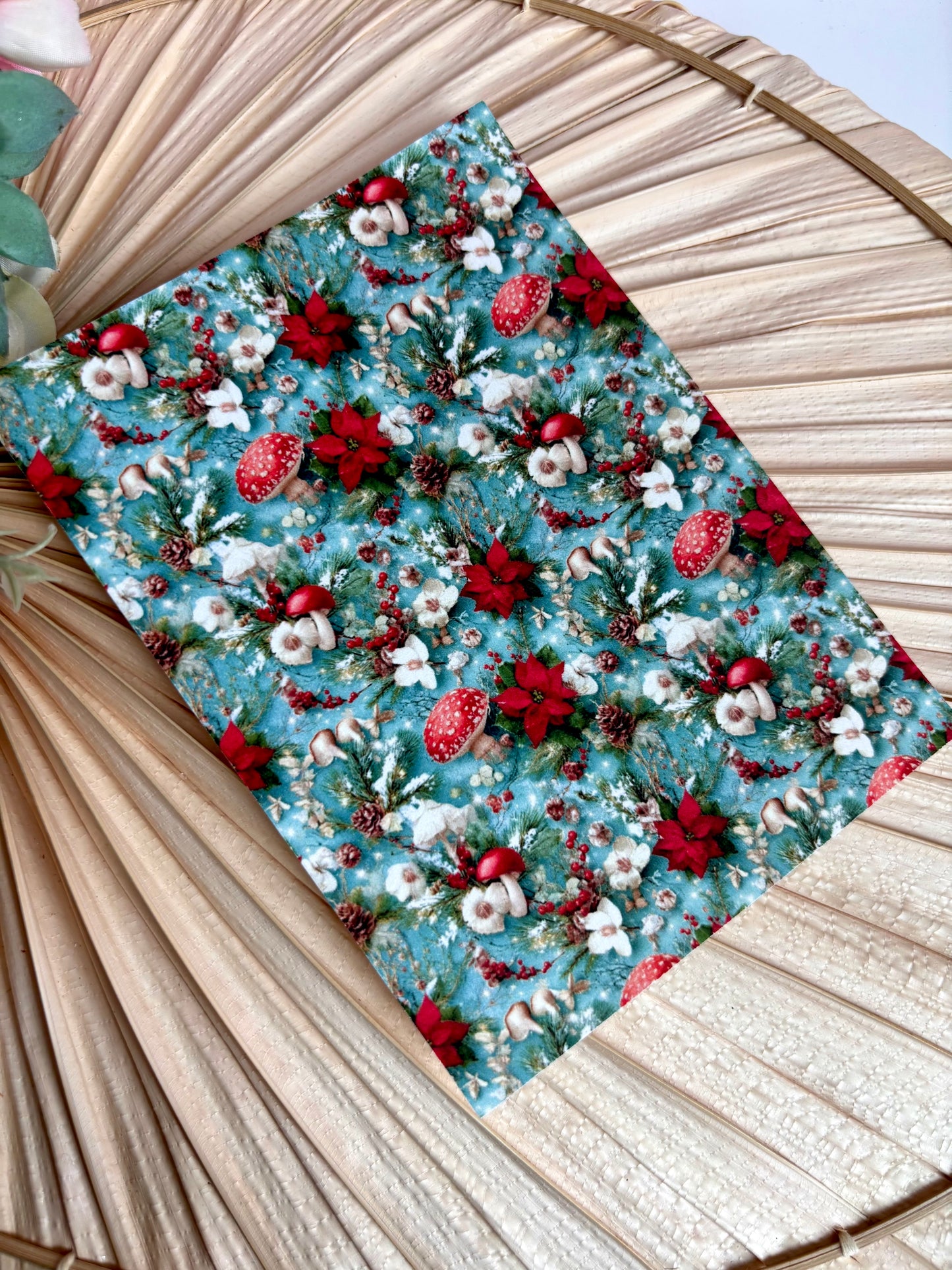 Winter Mushroom Transfer Paper