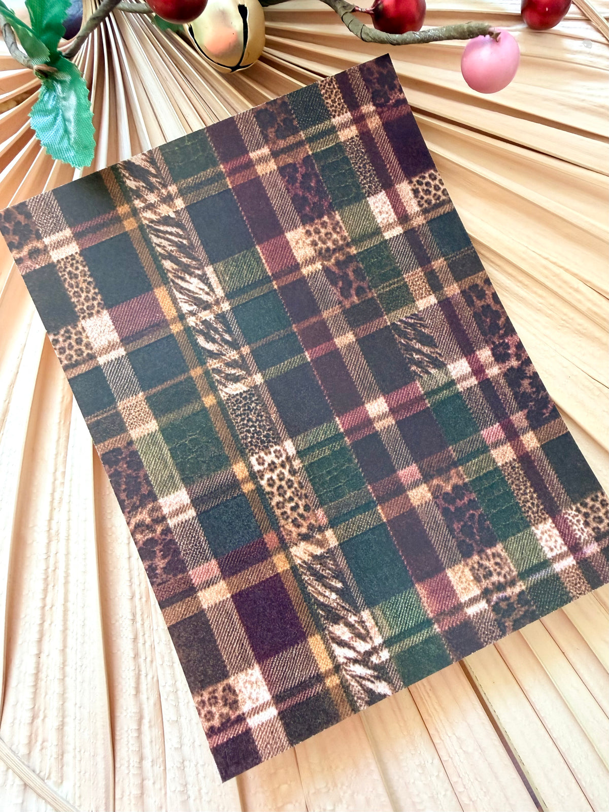 Plaid Animal Print Transfer Paper