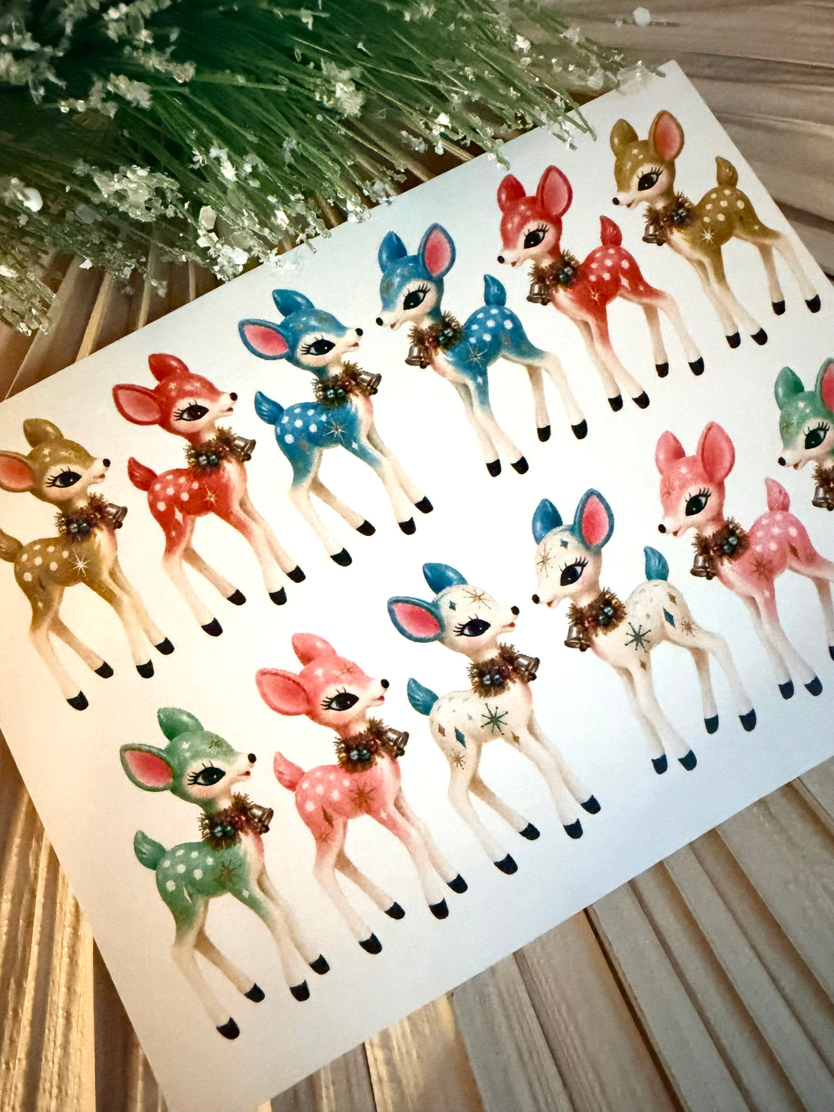 Fancy Fawn Transfer Papers & Mirrored Cutter Set