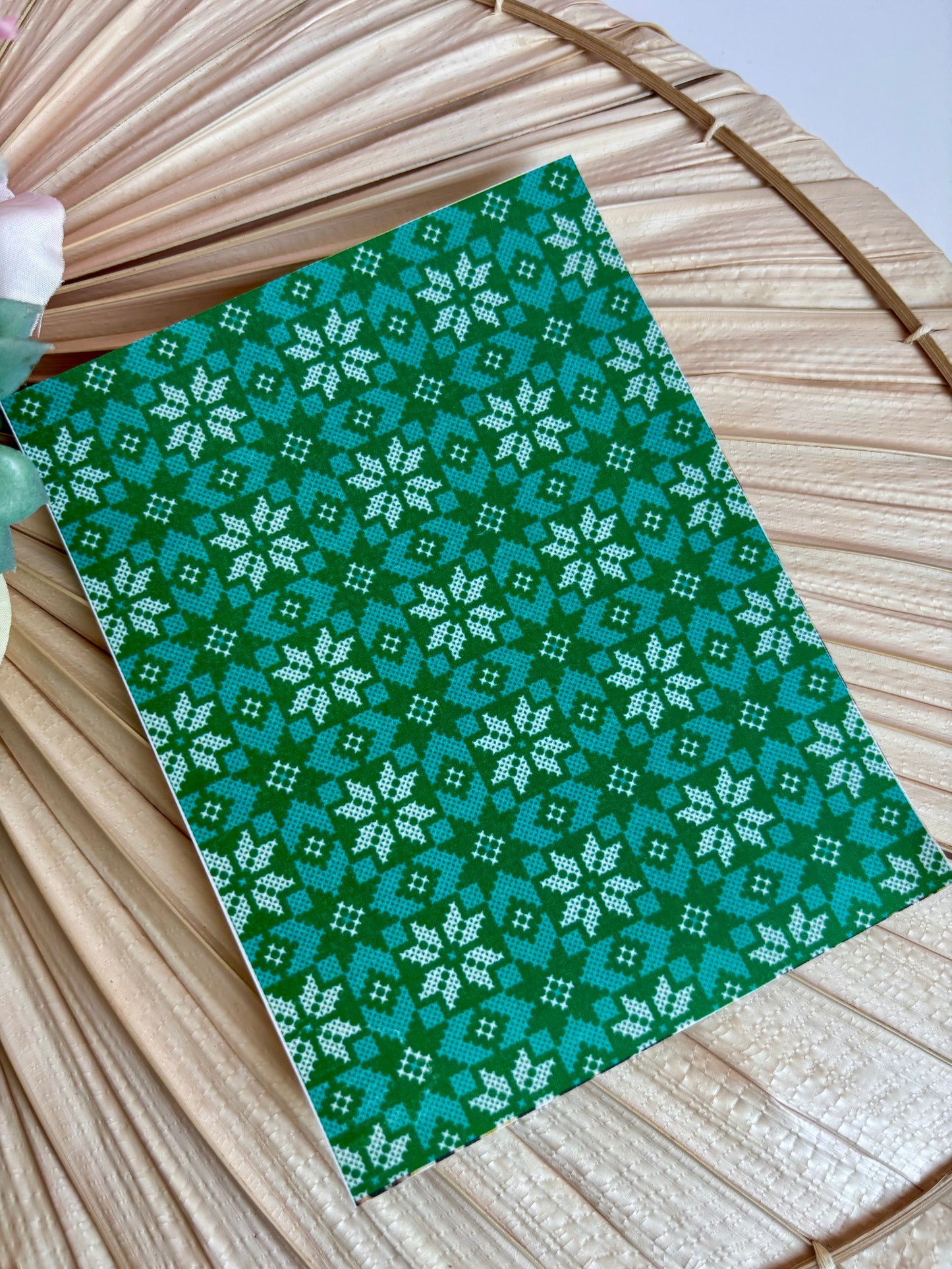 Green Sweater Transfer Paper