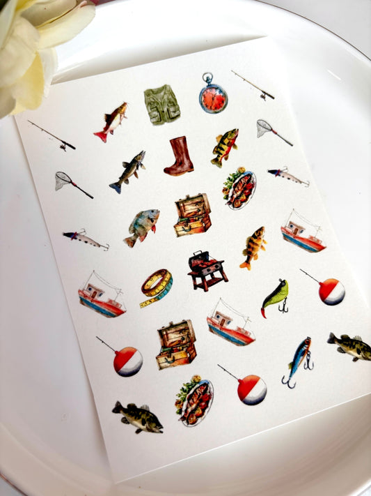 Gone Fishin’ Charm Paper