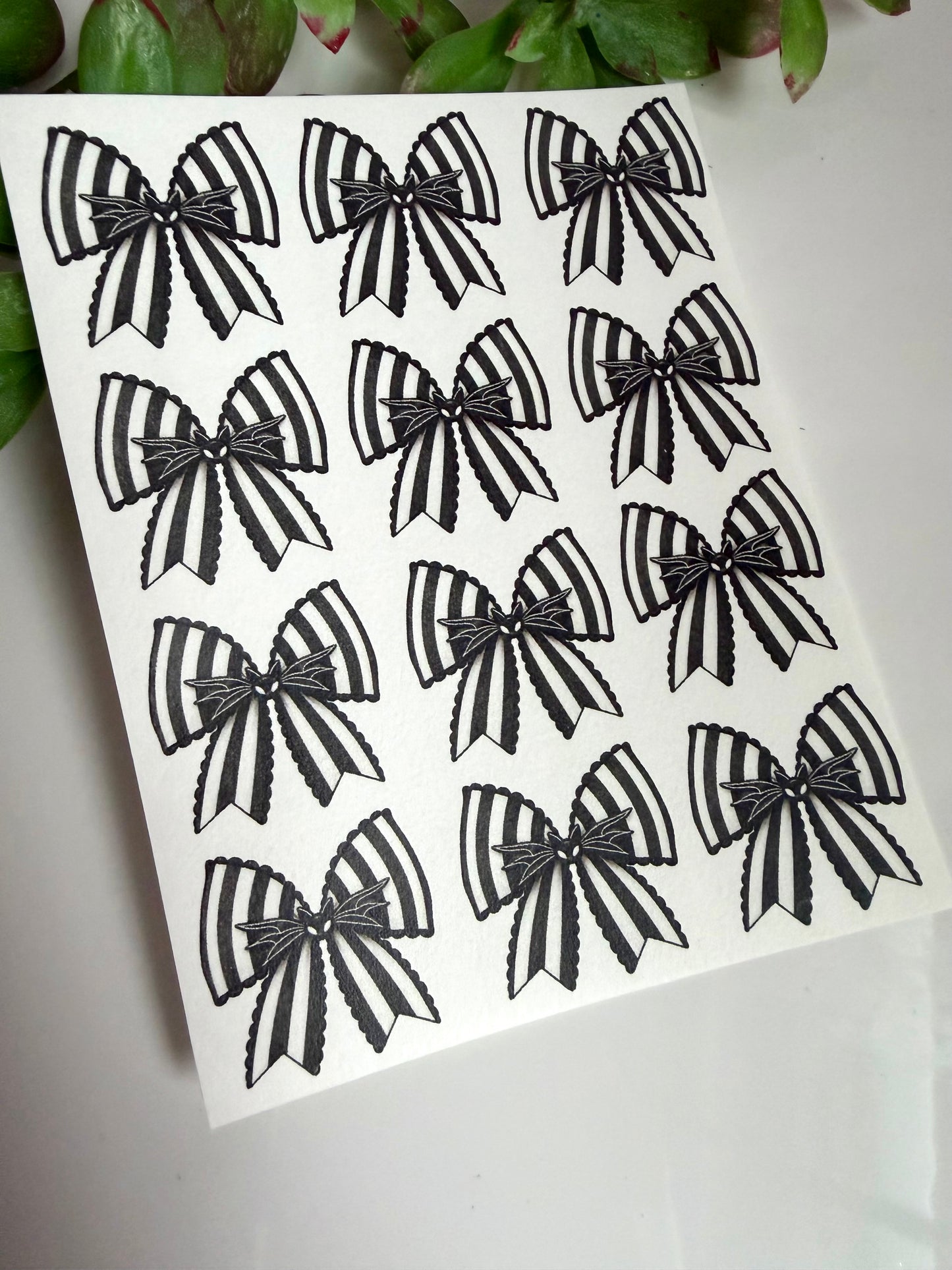 Nightmare Bow Transfer Papers