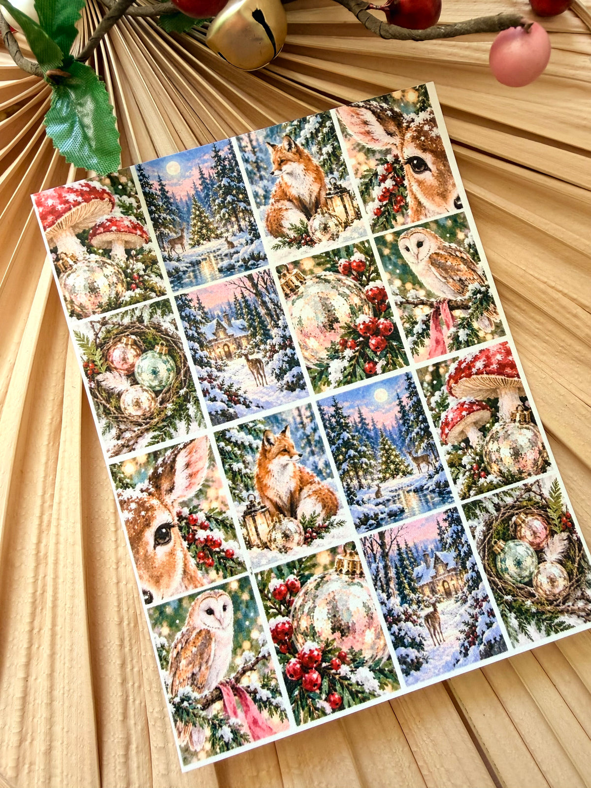 Wooded Wonderland Tile Transfer Paper