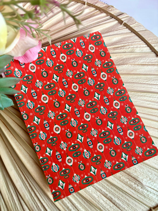 MCM Ornament Red Transfer Paper