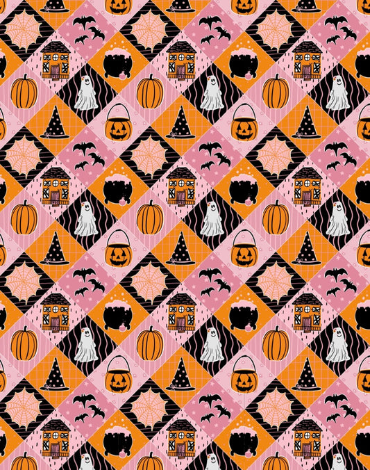 Halloween Criss-Cross Transfer Paper