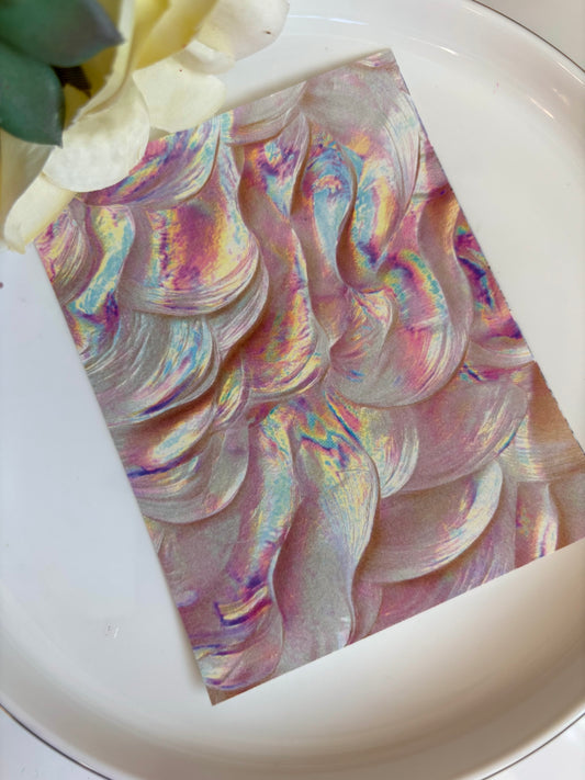 Pink Opal Swirl Transfer Paper