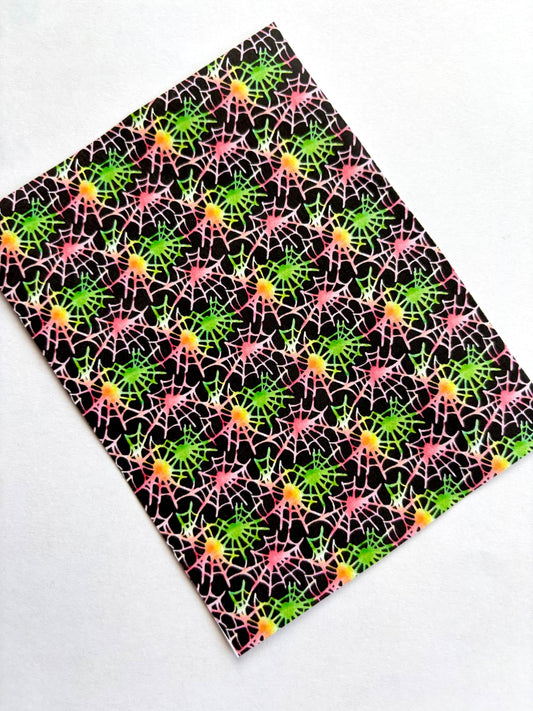 Neon Webs B Transfer Paper