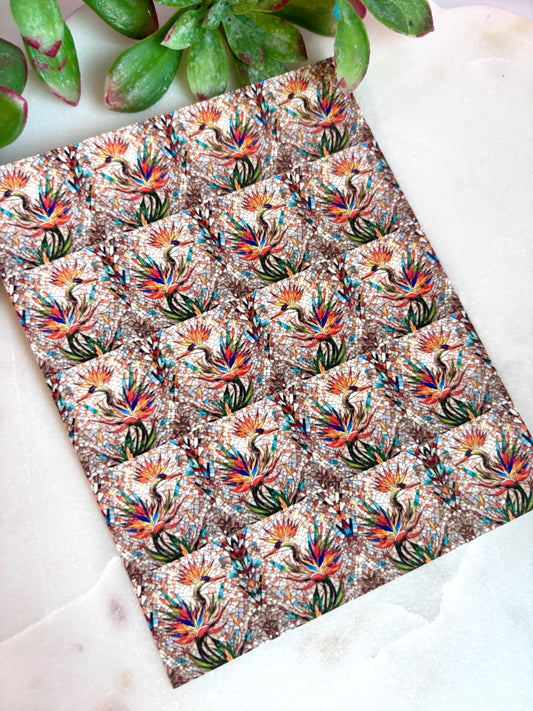Bird Of Paradise SG Tile Transfer Paper