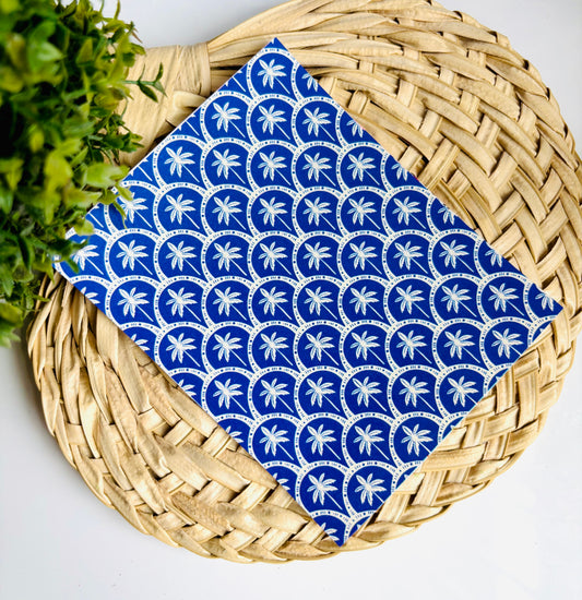 Blue Palm Transfer Paper