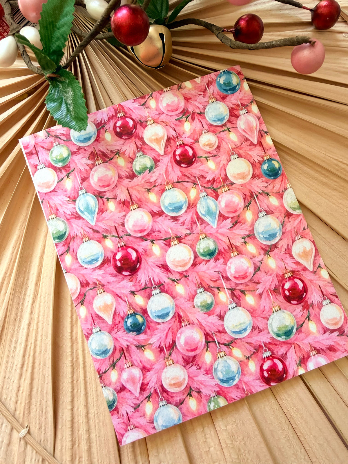 Colorful Tree Ornament Transfer Paper