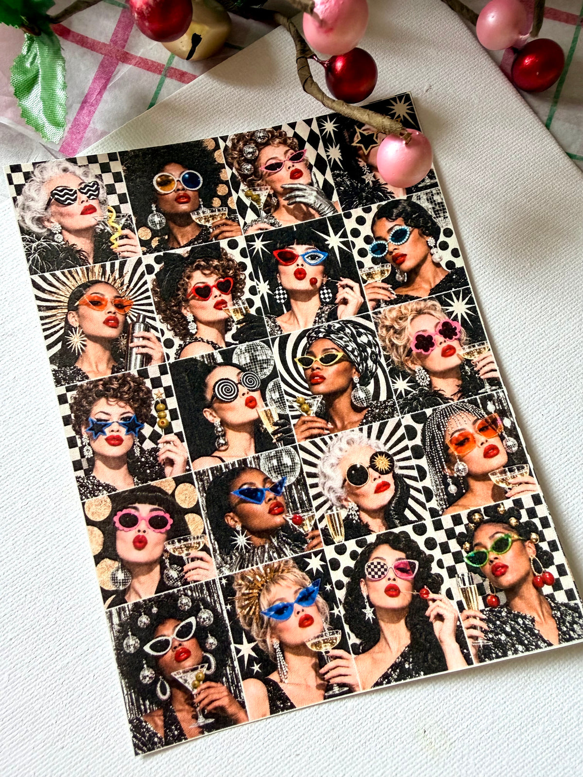 NYE Party Gals Transfer Paper