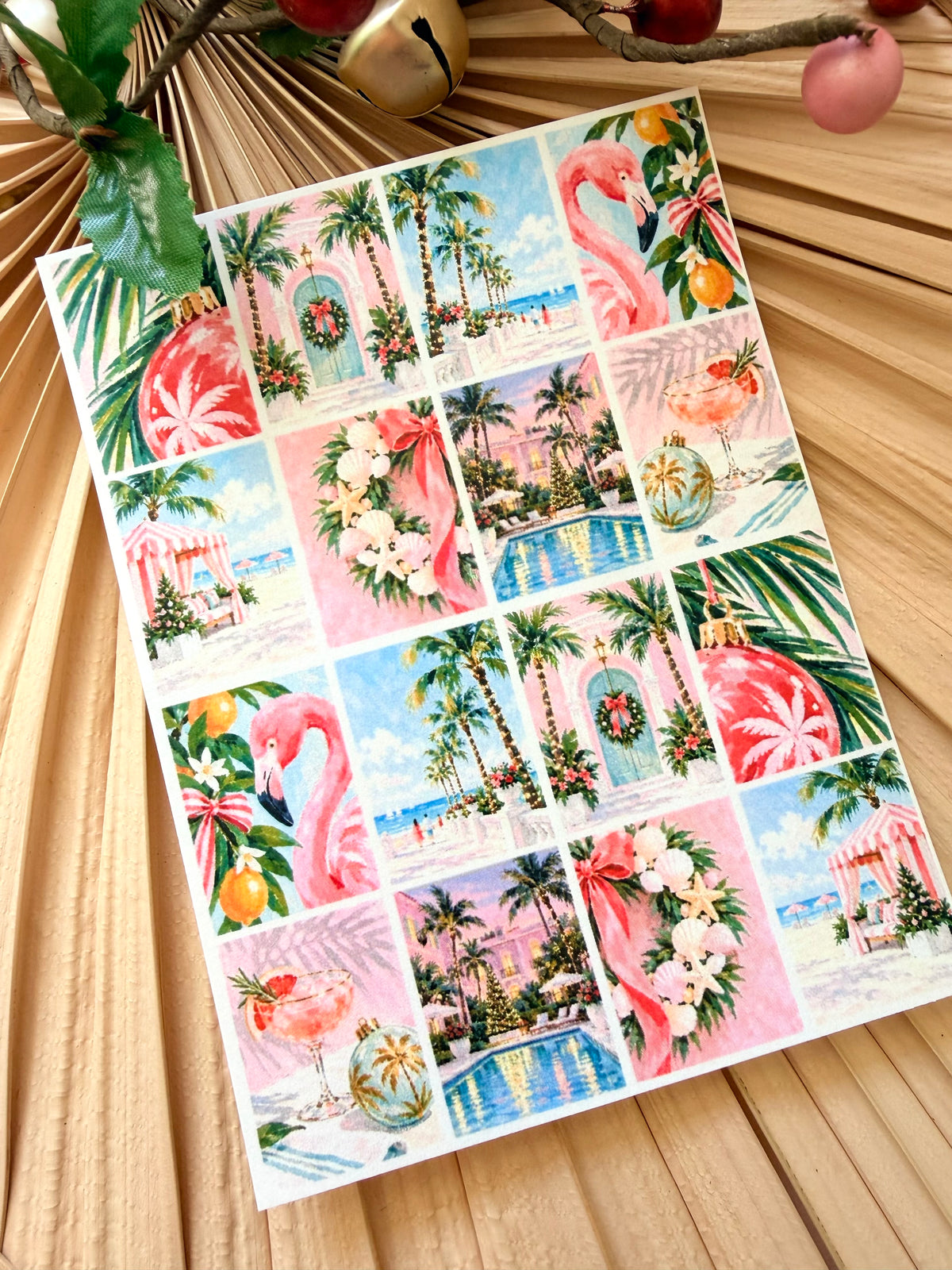 Palm Springs Holiday Tile Transfer Paper