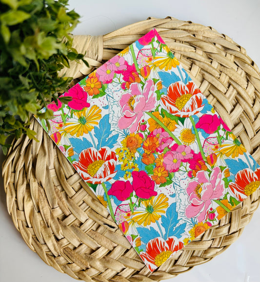 Retro Floral D Transfer Paper