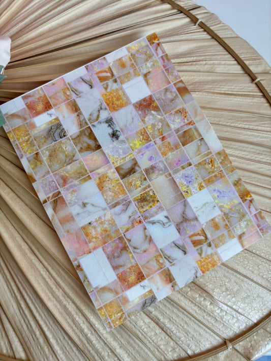Opal & Gold Mosaic Transfer Paper