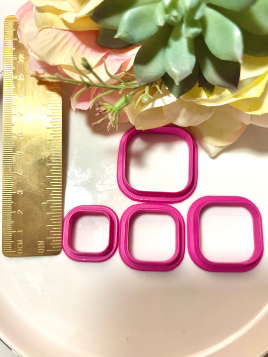 Bauble Collection- Rounded Square Cutters