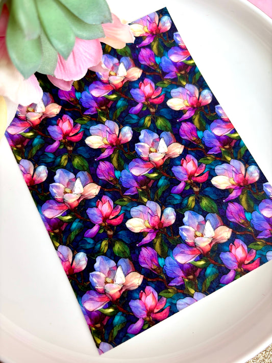 Purple Magnolia Transfer Paper