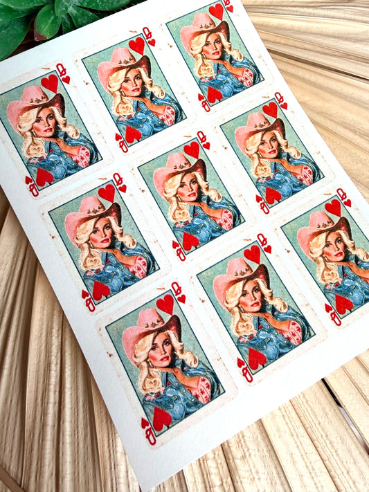 Queen Dolly Transfers & Cutters