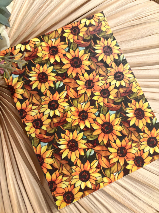 Sunflower Stacks Transfer Paper