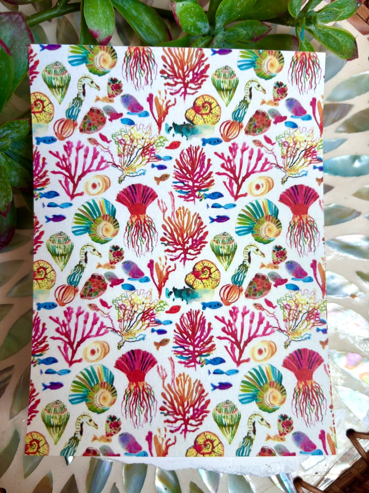 Watercolor Reef Transfer Paper