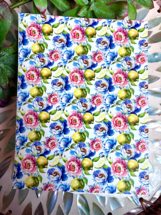 Citrus Bloom Transfer Paper