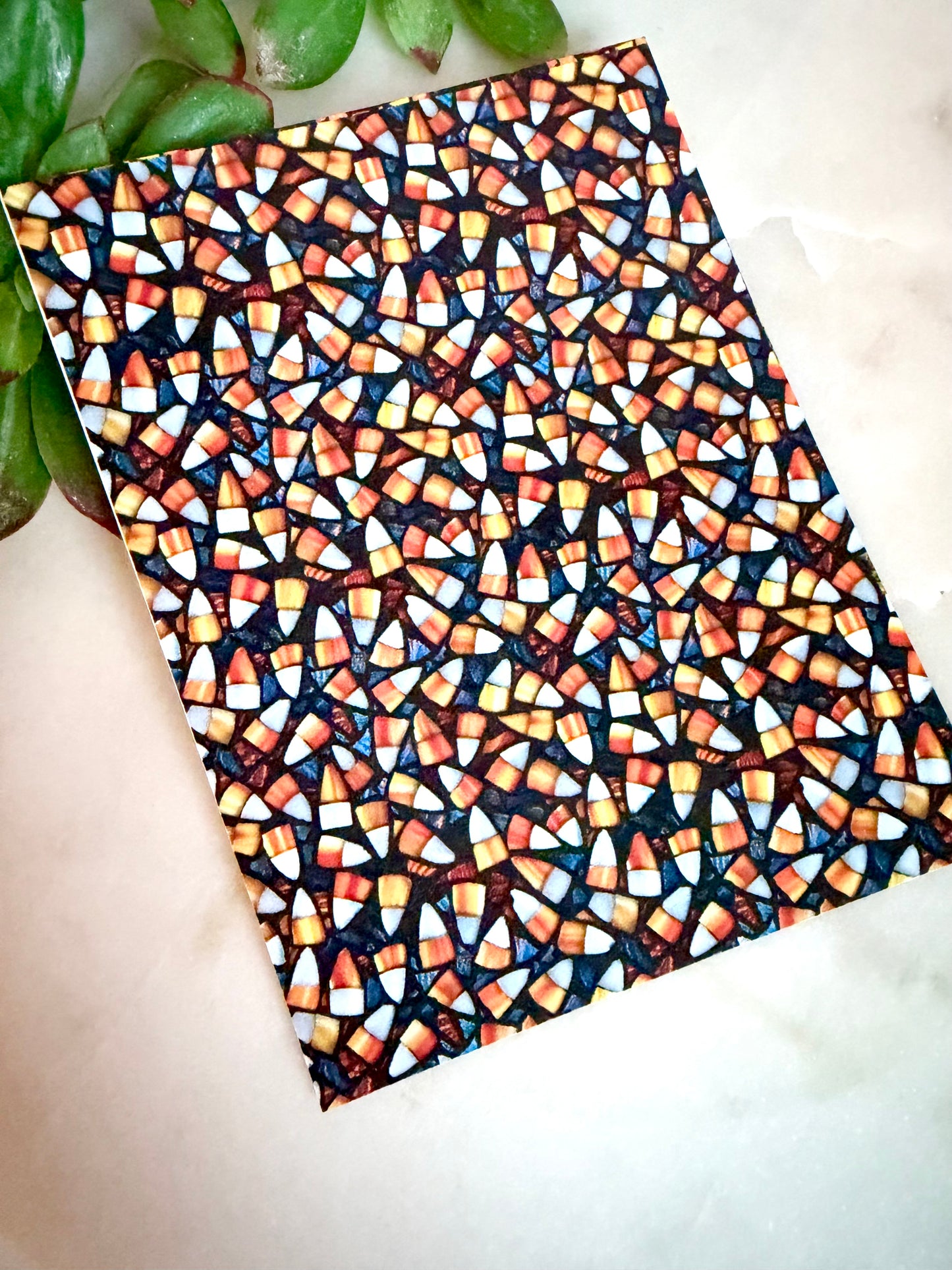 Candy Corn Stained Glass Transfer Paper