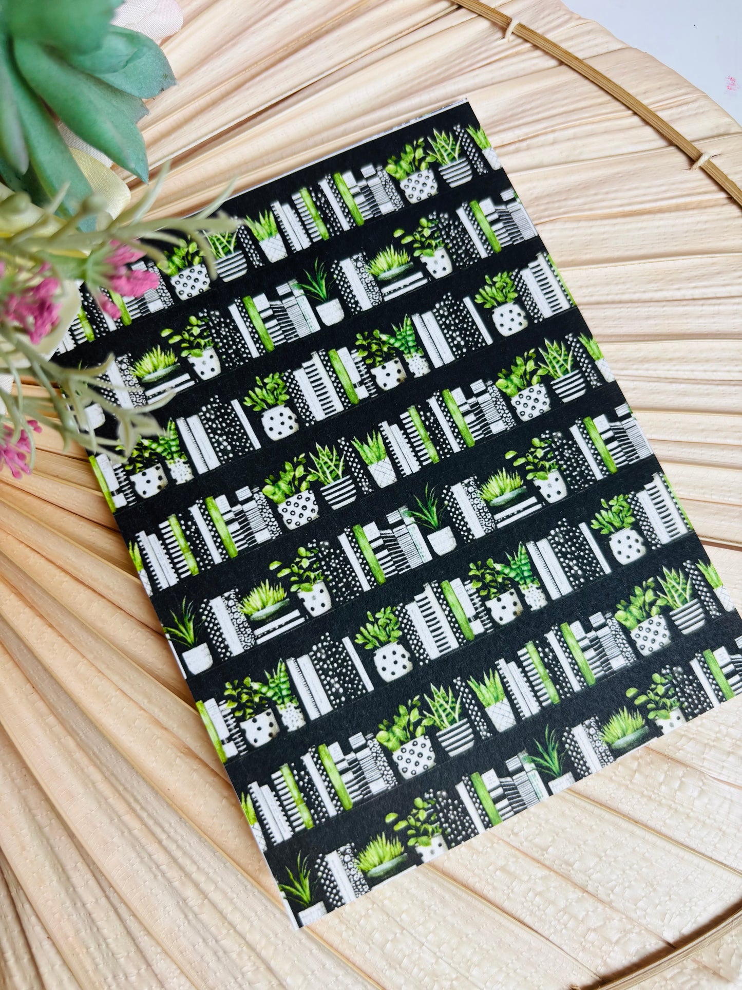 B&W Bookshelves Transfer Paper