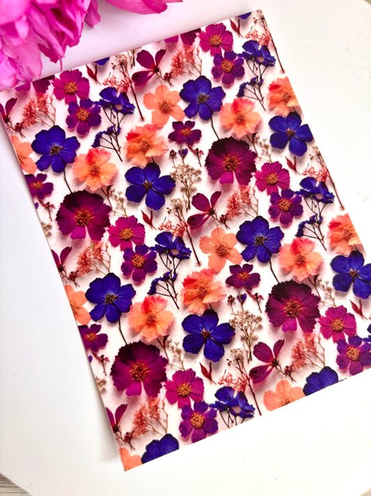 Bold Pressed Flower Transfer Paper