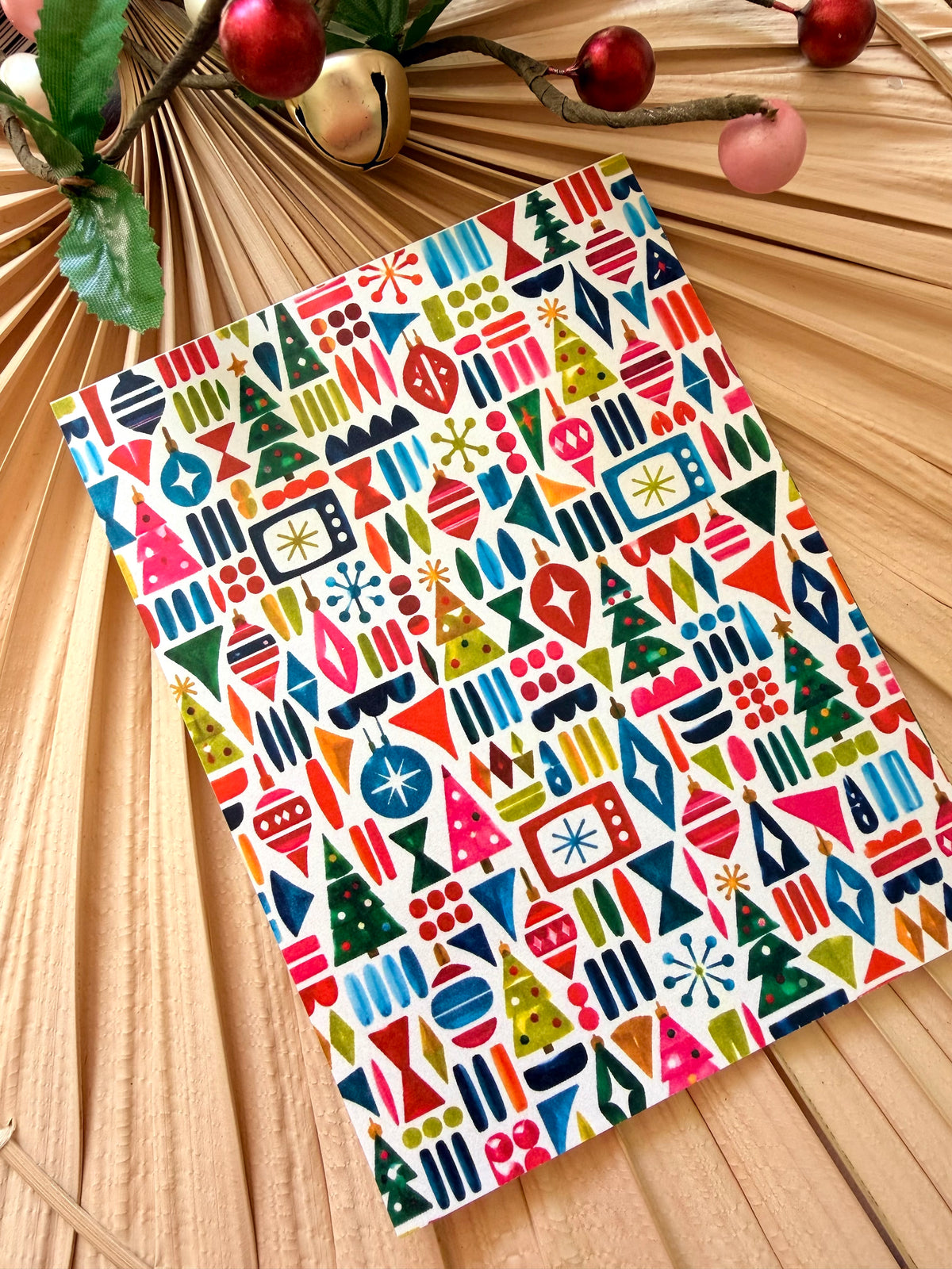 Colorful Holiday Doodle Transfer Papers