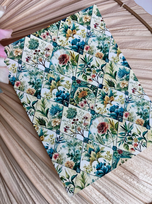 Boho Floral Diamond Transfer Paper